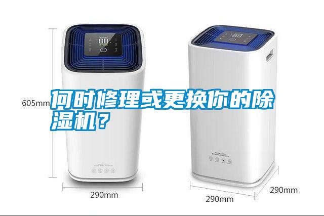 何時修理或更換你的除濕機？