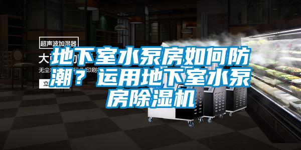 地下室水泵房如何防潮？運(yùn)用地下室水泵房除濕機(jī)