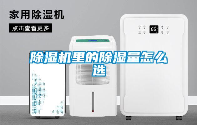 除濕機里的除濕量怎么選