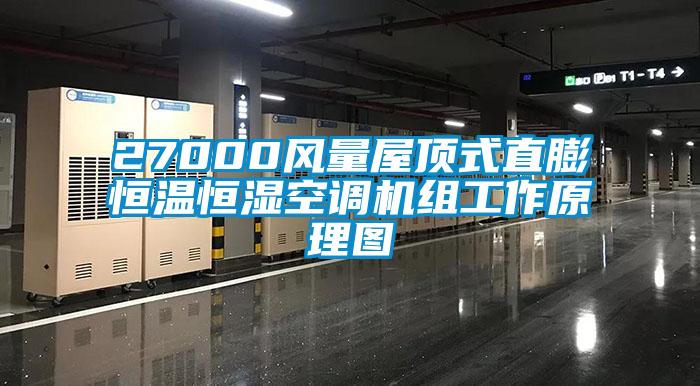 27000風量屋頂式直膨恒溫恒濕空調(diào)機組工作原理圖