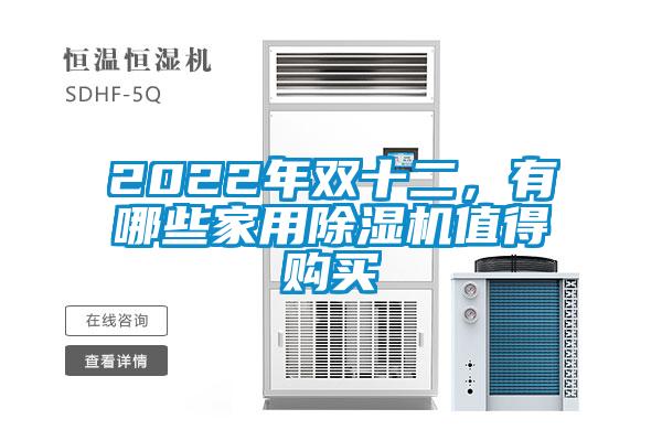 2022年雙十二，有哪些家用除濕機值得購買