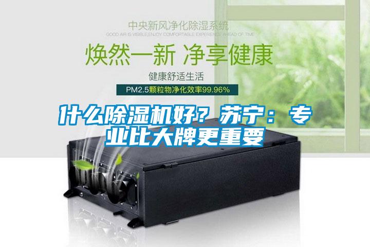 什么除濕機(jī)好？蘇寧：專業(yè)比大牌更重要