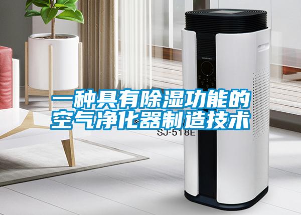 一種具有除濕功能的空氣凈化器制造技術(shù)