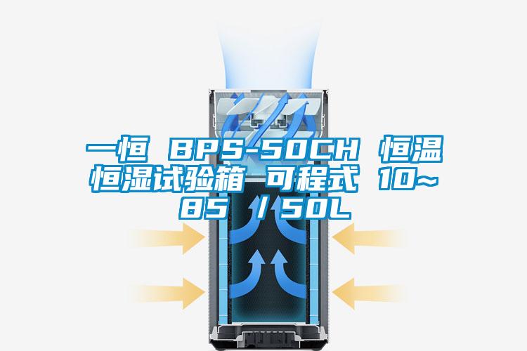 一恒 BPS-50CH 恒溫恒濕試驗(yàn)箱 可程式 10~85℃／50L