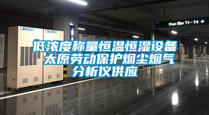 低濃度稱量恒溫恒濕設備 太原勞動保護煙塵煙氣分析儀供應