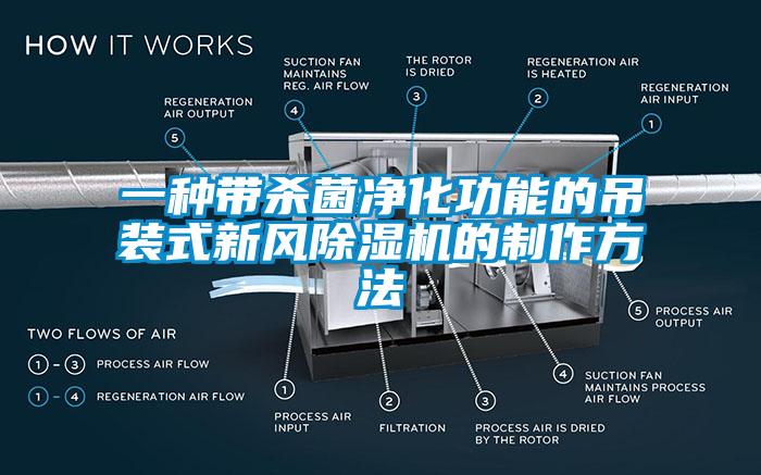 一種帶殺菌凈化功能的吊裝式新風(fēng)除濕機(jī)的制作方法