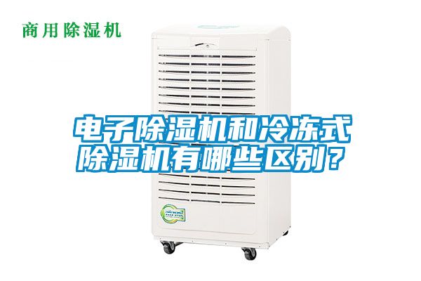 電子除濕機和冷凍式除濕機有哪些區(qū)別？