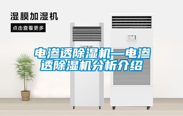 電滲透除濕機(jī)—電滲透除濕機(jī)分析介紹