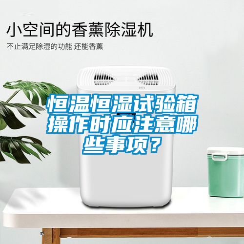 恒溫恒濕試驗箱操作時應(yīng)注意哪些事項？