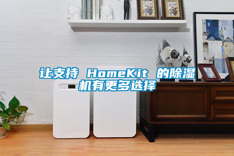 讓支持 HomeKit 的除濕機有更多選擇