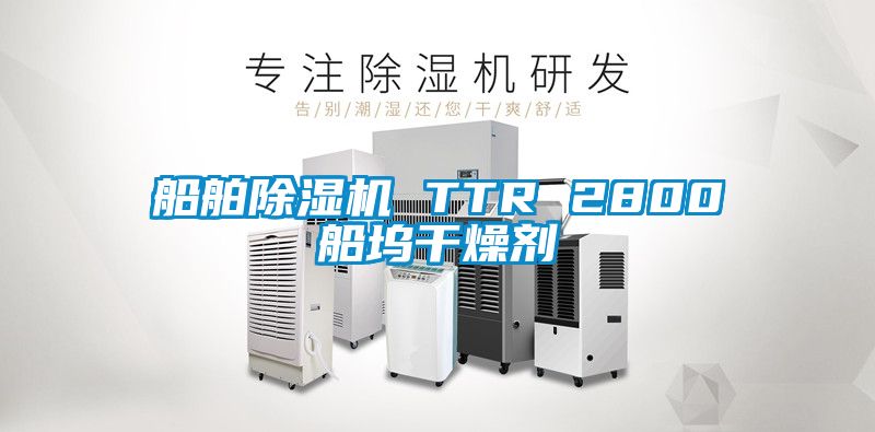 船舶除濕機(jī) TTR 2800船塢干燥劑