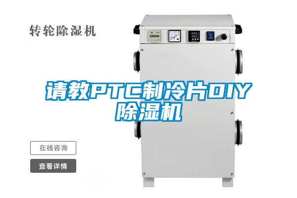 請教PTC制冷片DIY除濕機