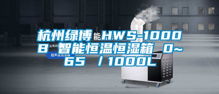 杭州綠博 HWS-1000B 智能恒溫恒濕箱 0~65℃／1000L