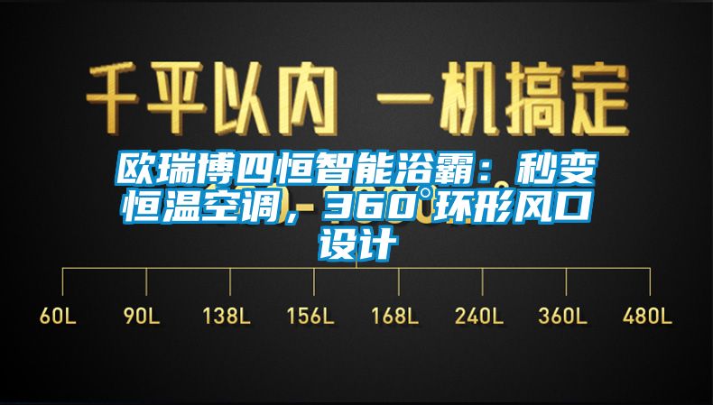 歐瑞博四恒智能浴霸：秒變恒溫空調(diào)，360°環(huán)形風口設(shè)計