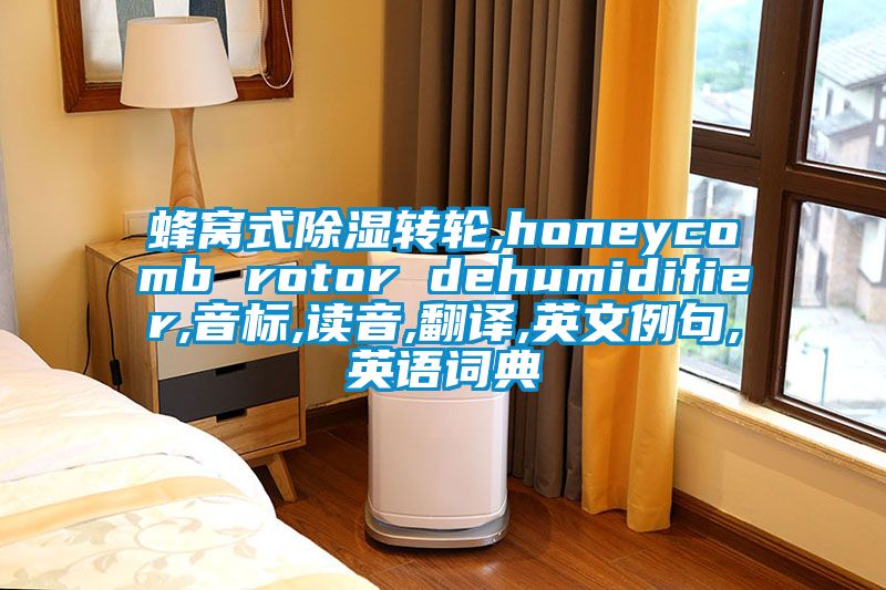 蜂窩式除濕轉(zhuǎn)輪,honeycomb rotor dehumidifier,音標(biāo),讀音,翻譯,英文例句,英語(yǔ)詞典