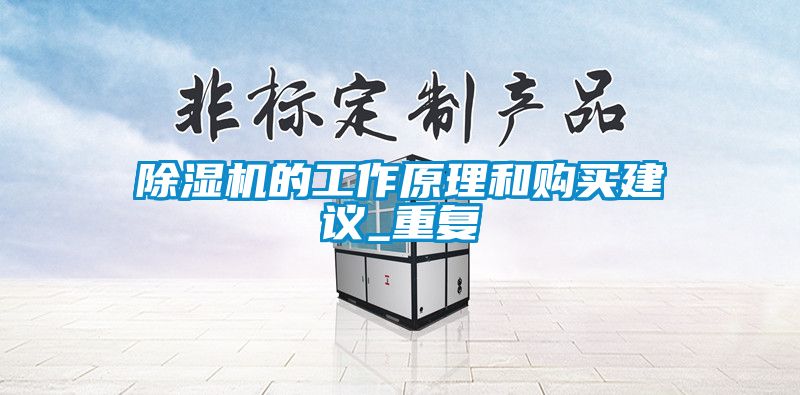 除濕機(jī)的工作原理和購(gòu)買建議_重復(fù)