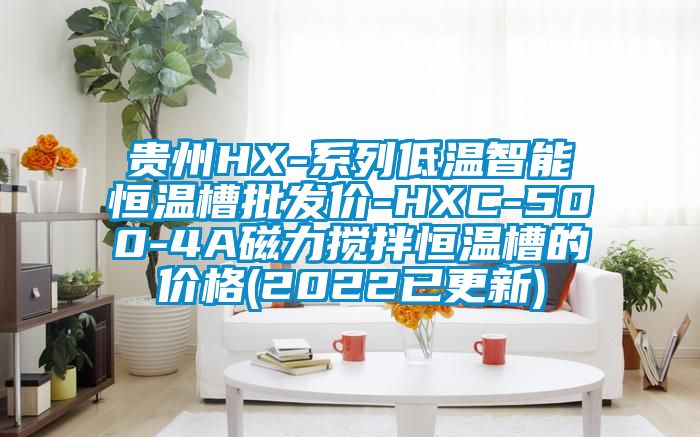 貴州HX-系列低溫智能恒溫槽批發(fā)價-HXC-500-4A磁力攪拌恒溫槽的價格(2022已更新)