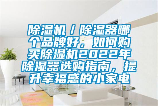 除濕機／除濕器哪個品牌好，如何購買除濕機2022年除濕器選購指南，提升幸福感的小家電