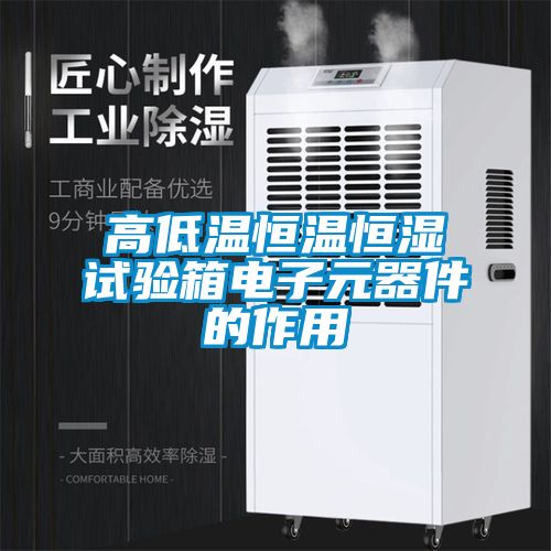 高低溫恒溫恒濕試驗(yàn)箱電子元器件的作用