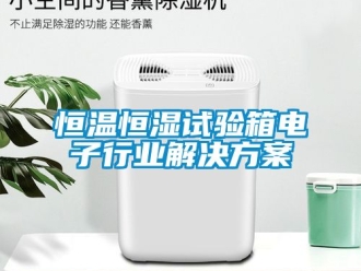 知識(shí)百科恒溫恒濕試驗(yàn)箱電子行業(yè)解決方案