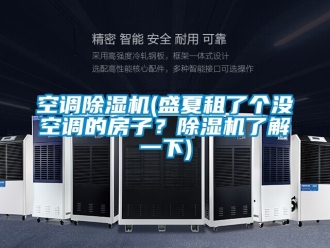 行業(yè)新聞空調除濕機(盛夏租了個沒空調的房子？除濕機了解一下)