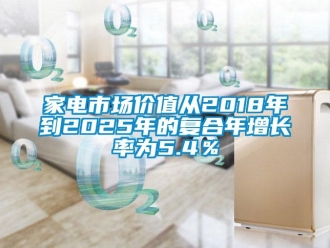 行業(yè)新聞家電市場價值從2018年到2025年的復合年增長率為5.4％