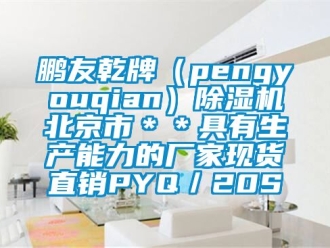 企業(yè)新聞鵬友乾牌（pengyouqian）除濕機(jī)北京市＊＊具有生產(chǎn)能力的廠家現(xiàn)貨直銷PYQ／20S