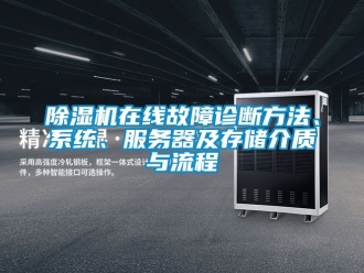 行業(yè)新聞除濕機在線故障診斷方法、系統(tǒng)、服務(wù)器及存儲介質(zhì)與流程