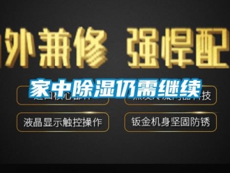 行業(yè)新聞家中除濕仍需繼續(xù)