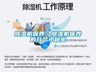 企業(yè)新聞除濕機(jī)保養(yǎng)—除濕機(jī)保養(yǎng)的幾個小秘密