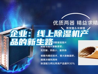 行業(yè)新聞企業(yè)：線上除濕機產品的新生路