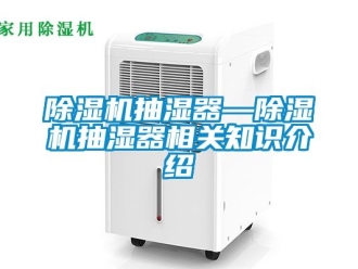 企業(yè)新聞除濕機(jī)抽濕器—除濕機(jī)抽濕器相關(guān)知識介紹