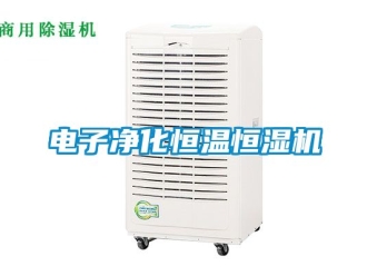 知識(shí)百科電子凈化恒溫恒濕機(jī)