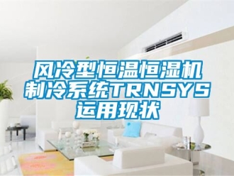 知識百科風(fēng)冷型恒溫恒濕機制冷系統(tǒng)TRNSYS運用現(xiàn)狀