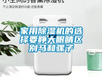 行業(yè)新聞家用除濕機的選擇要睜大眼睛區(qū)別馬和騾子