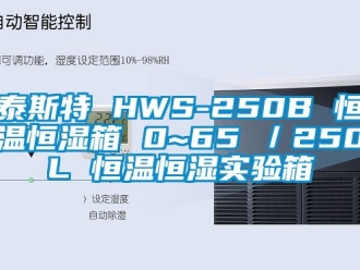 知識(shí)百科泰斯特 HWS-250B 恒溫恒濕箱 0~65℃／250L 恒溫恒濕實(shí)驗(yàn)箱